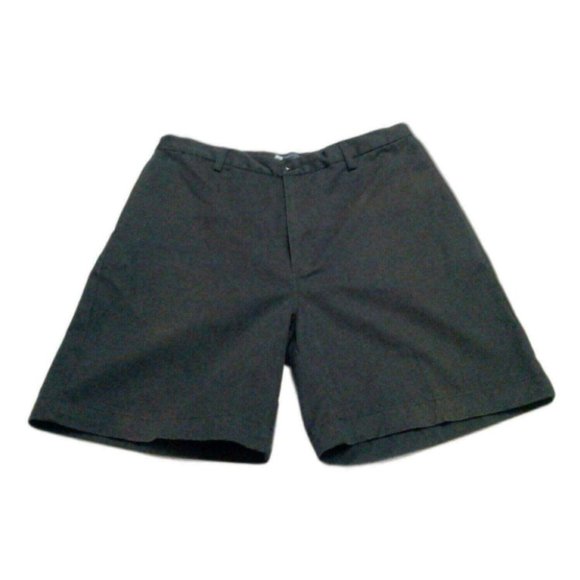 "Blue Generation" Men's Shorts (34x7.5) Black Woven Classic Basic Comfort Waist - Picture 2 of 15